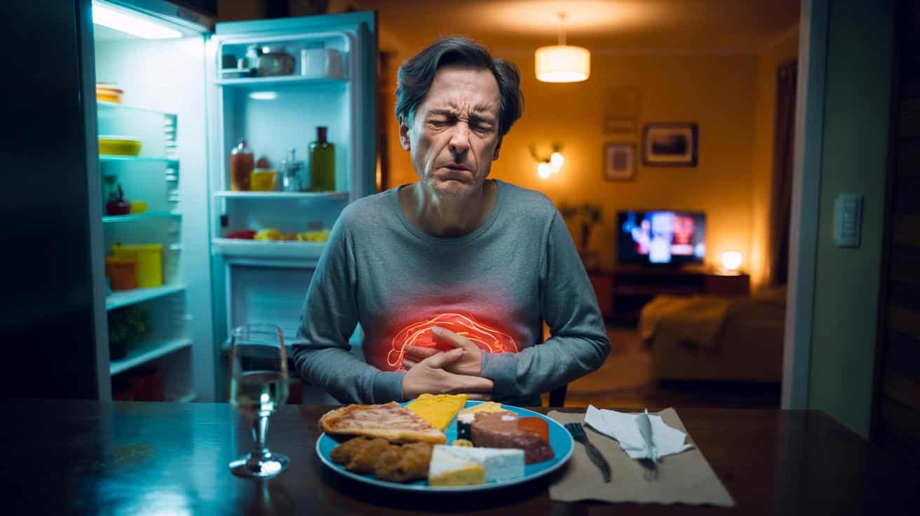 Co może się stać z trawieniem po czterdziestce, gdy regularnie jesz kolację bardzo późno