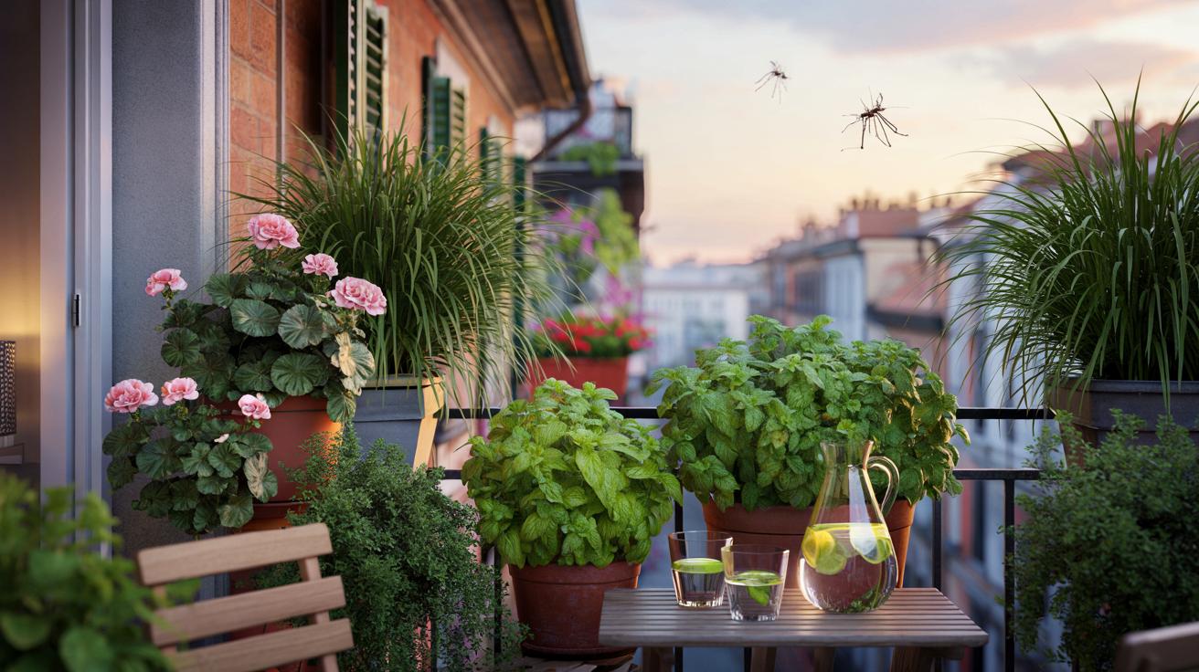 10 roślin na balkon, które odstraszają komary i pięknie pachną