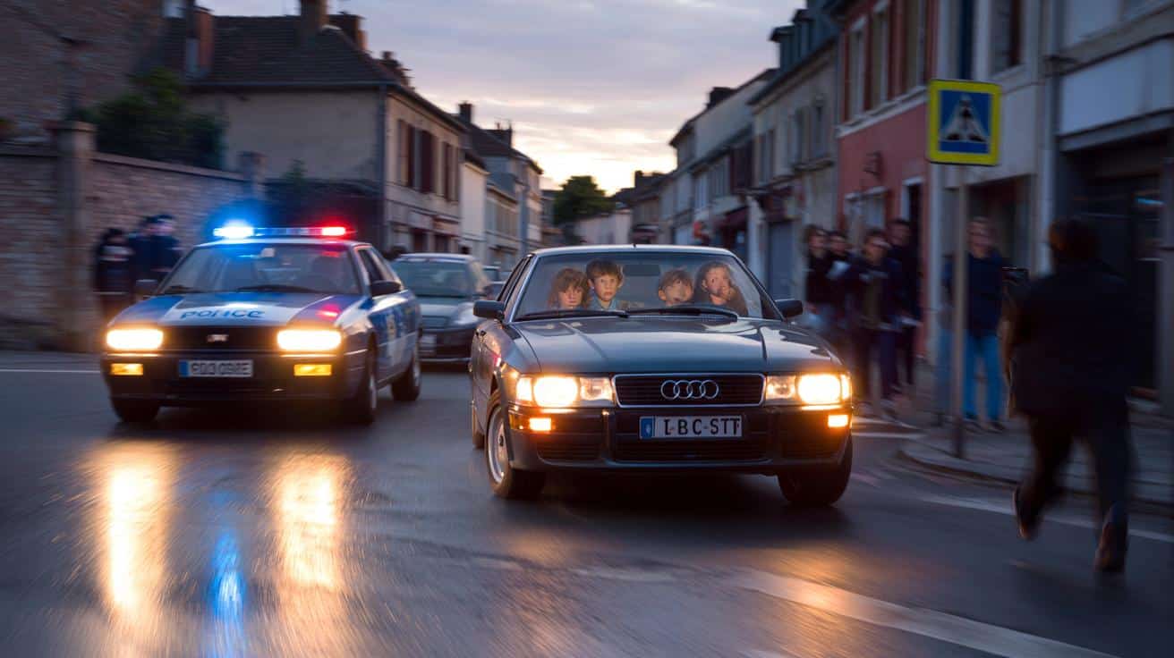Za kierownicą audi, 12‑latek odmawia zatrzymania: szokujący pościg ulicami Harnes