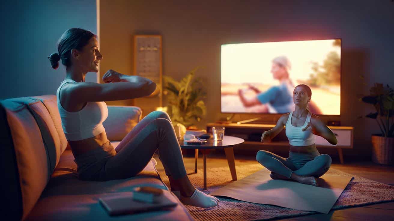 Brzuch i telewizor: 4 proste ćwiczenia na kanapie, które pomogą wysmuklić talię bez dużego wysiłku