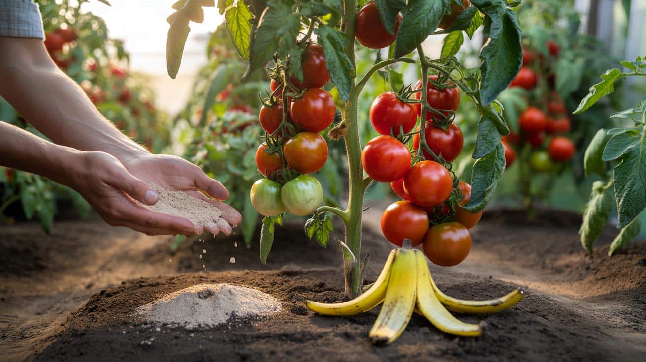 Pomidory rosną jak szalone: prosty trik z dwoma darmowymi odpadami, który w kilka tygodni daje plon XXL