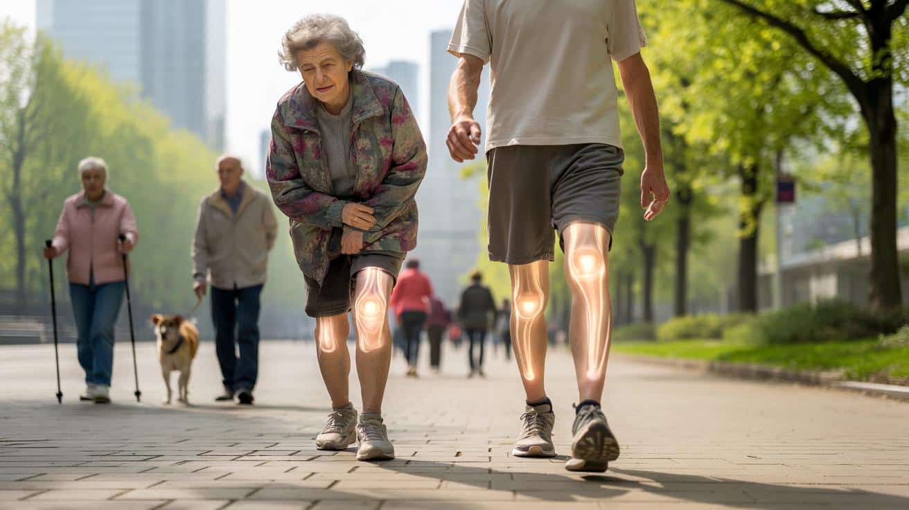 Wiele osób po 60 roku życia popełnia ten błąd podczas spaceru – fizjoterapeuci mówią, że to główna przyczyna bólu kolan