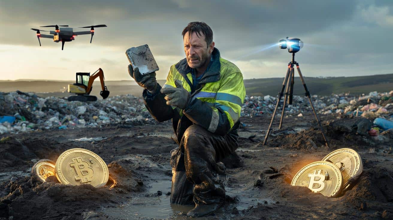 12 lat szuka w śmieciach fortuny w Bitcoinach. Teraz wchodzi na ekrany