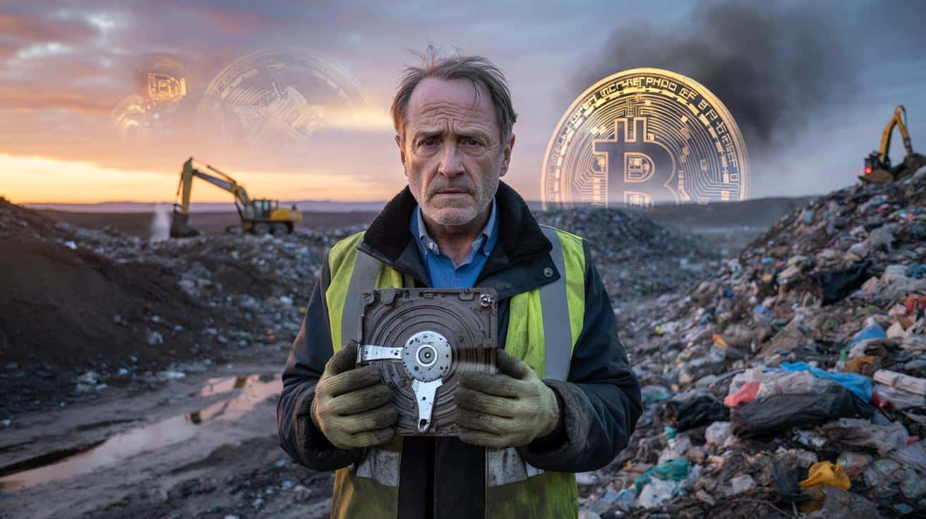 12 lat szuka twardego dysku z Bitcoinami wartymi fortunę. Teraz wchodzi na ekrany