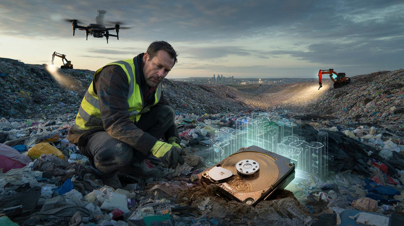 12 lat szuka wyrzuconego dysku z Bitcoinem wartym miliardy. Teraz wchodzi na ekrany