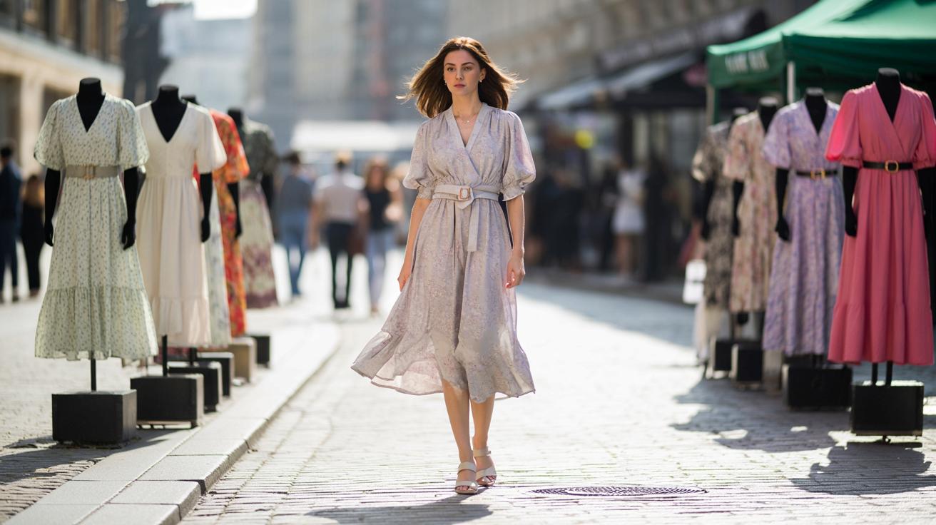 12 sukienek z paskiem z sieciówek, które robią wiosenną figurę