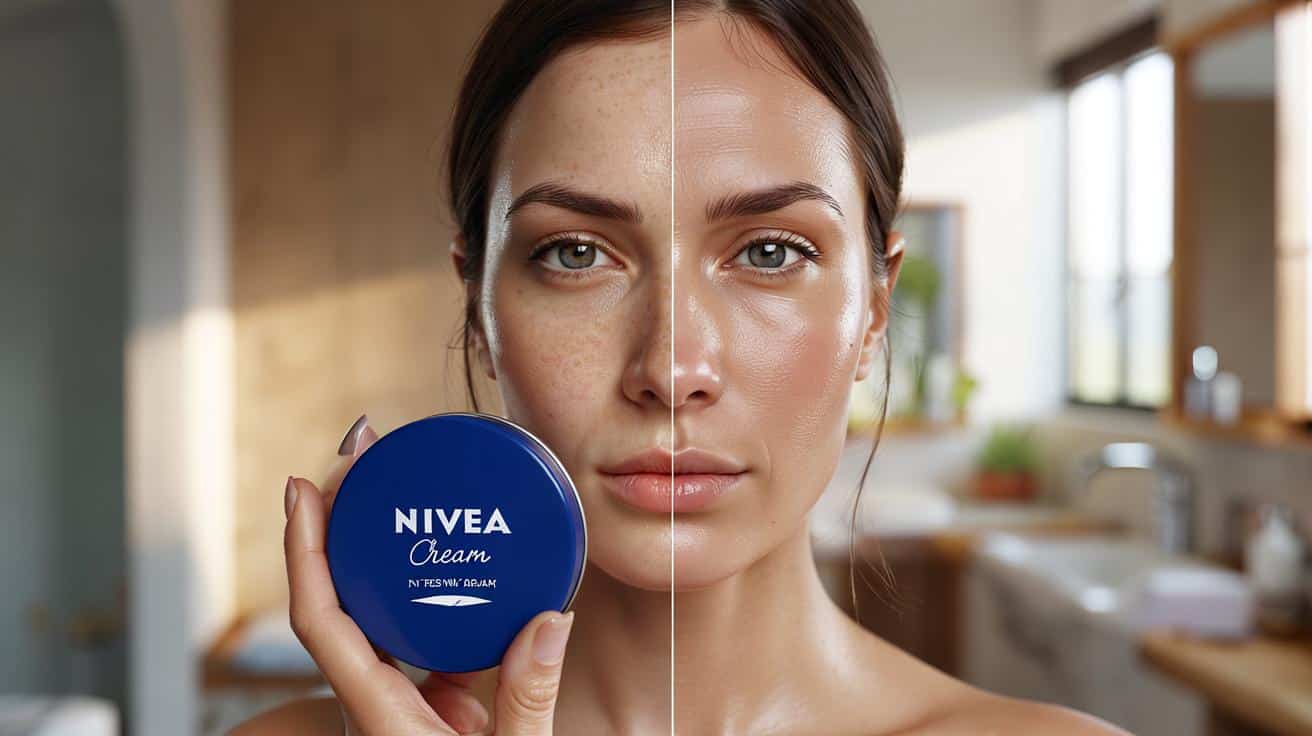 Nivea: przez tydzień smarowałam niebieską kremem tylko pół twarzy – taki był efekt po 7 dniach