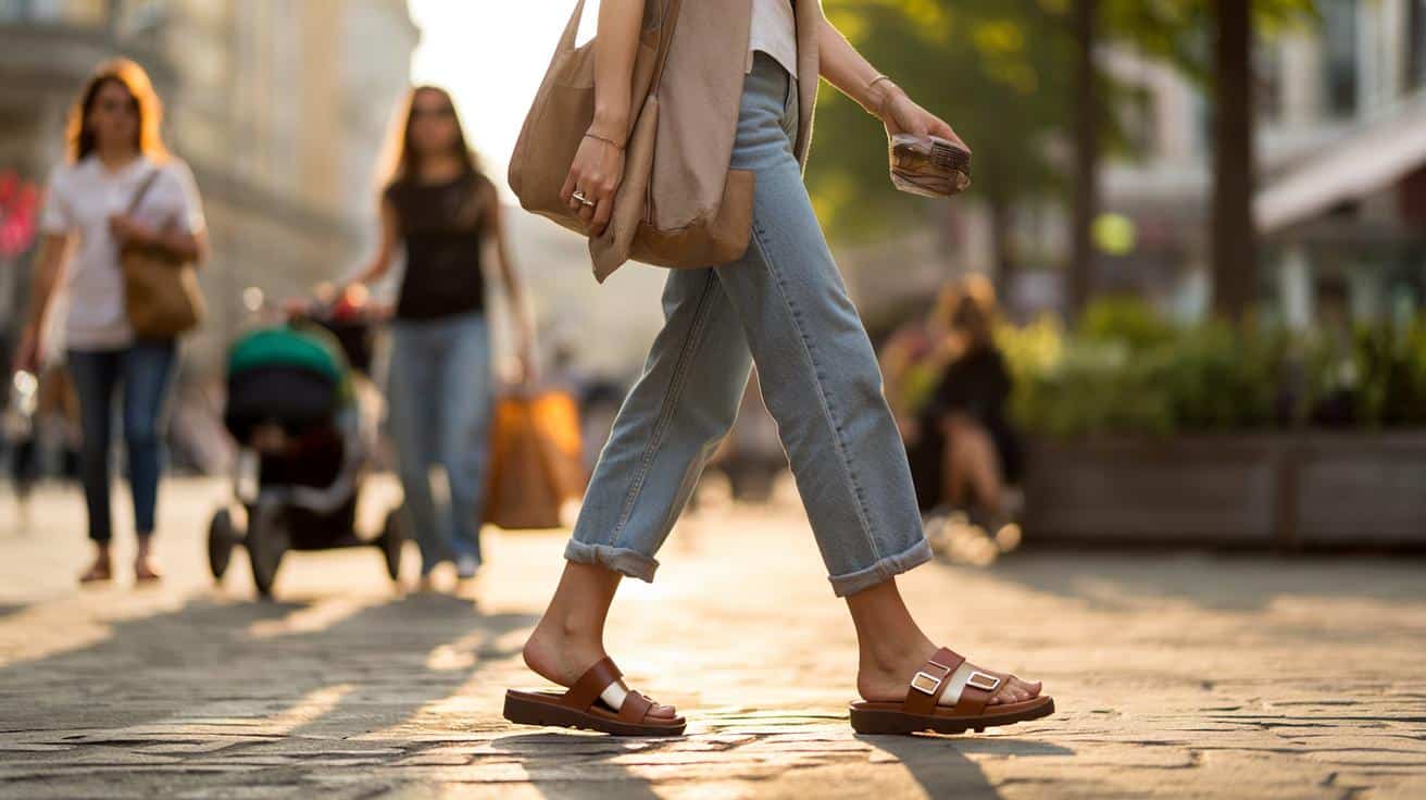 M&S Leather Buckle Flat Sliders – skórzane klapki na co dzień, które mają szansę zostać hitem lata