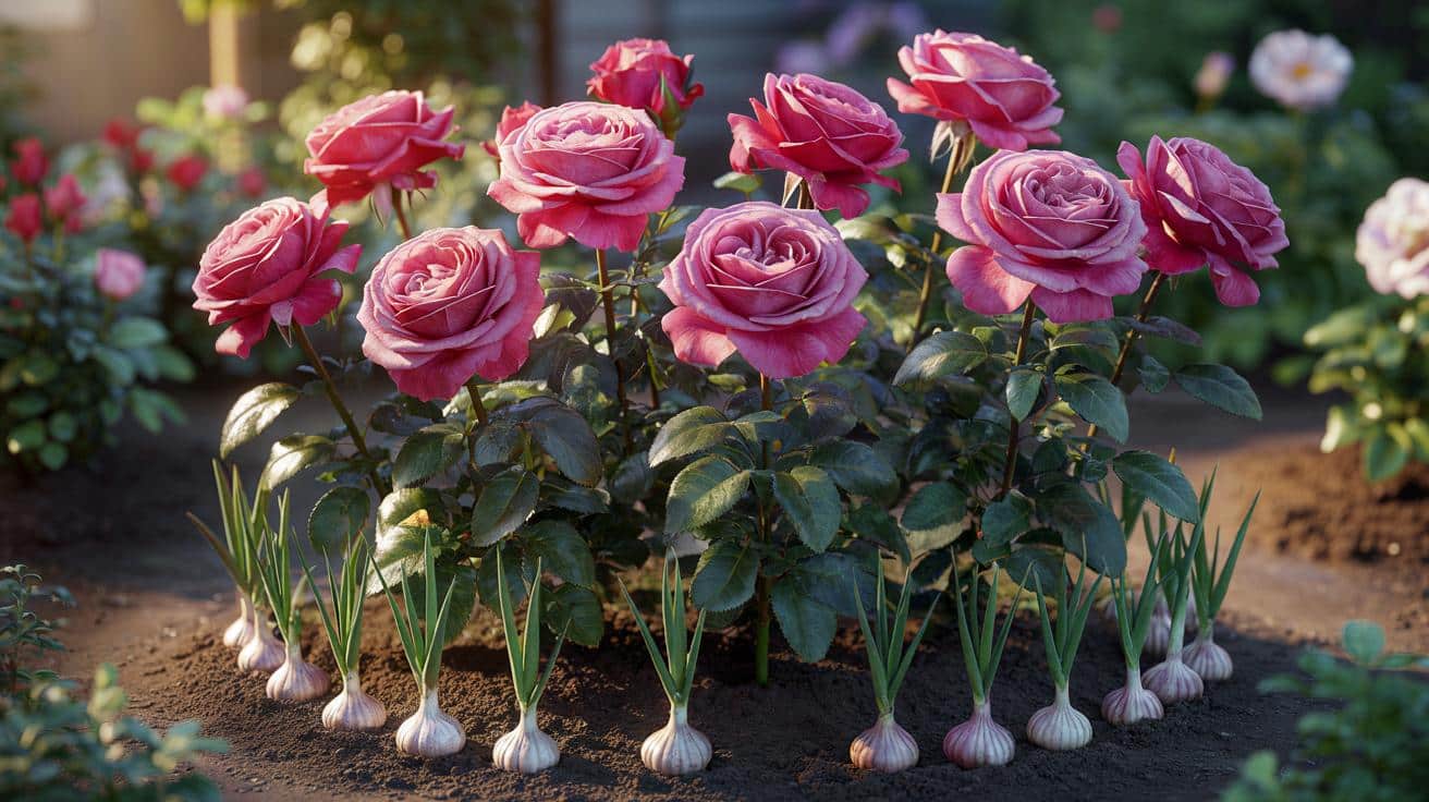 Dlaczego niektórzy ogrodnicy sadzą czosnek obok róż – powód jest zaskakująco prosty