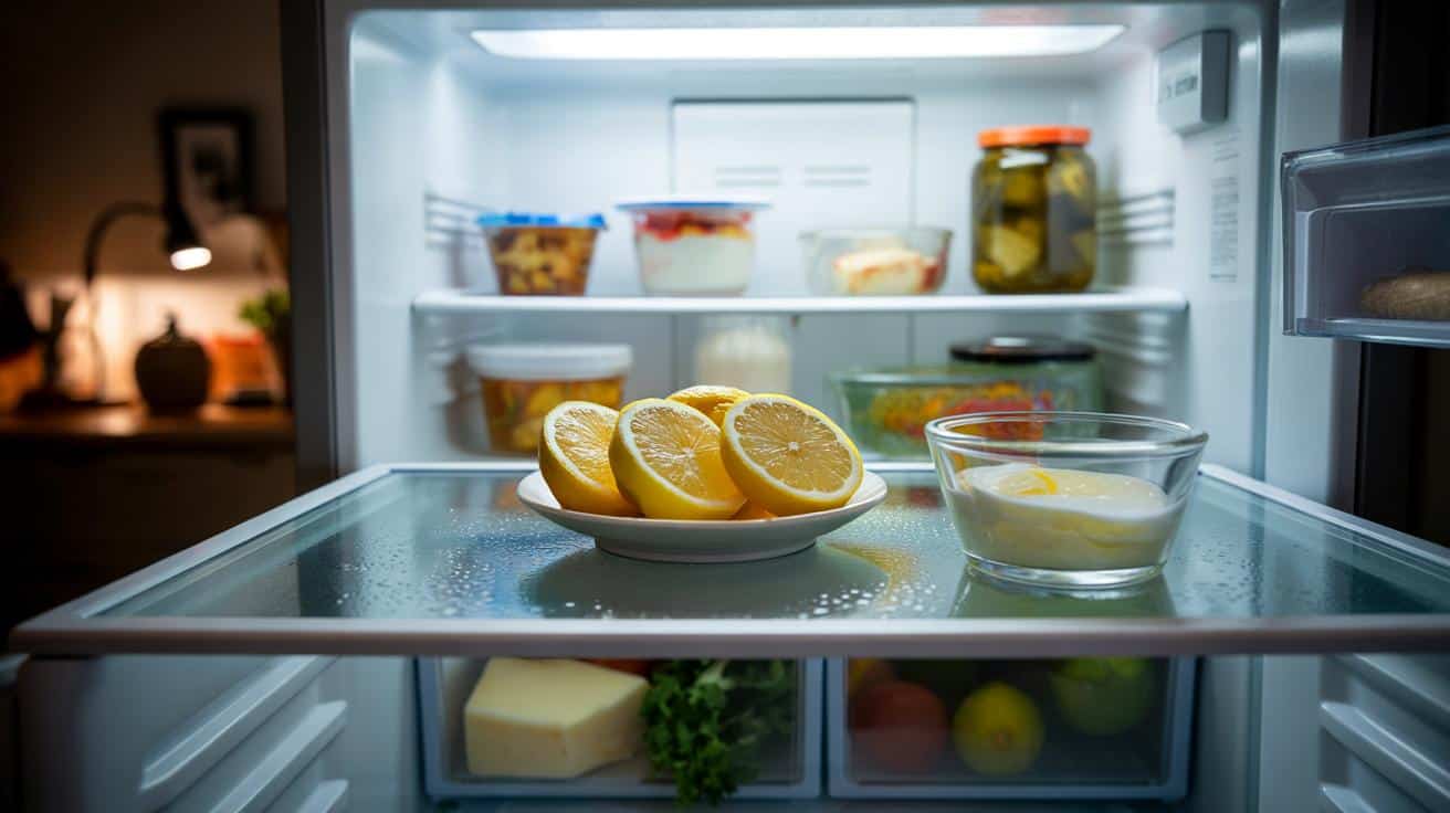 Ten trik z cytryną pomaga pozbyć się zapachu z lodówki w jedną noc