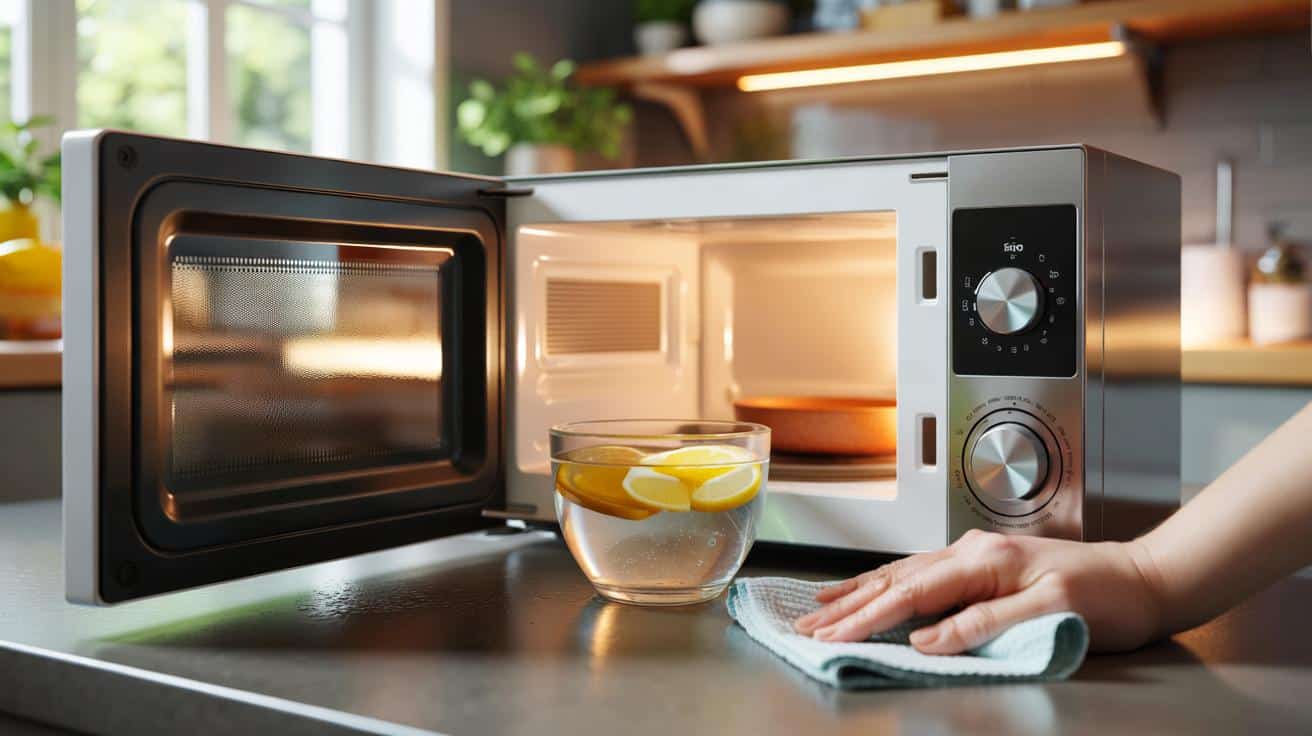 Ten prosty sposób na czyszczenie mikrofalówki działa w mniej niż 5 minut