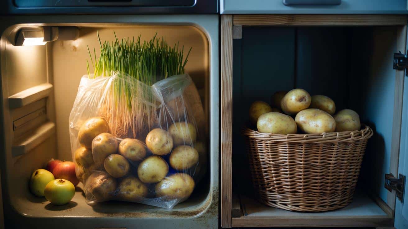 Ten błąd przy przechowywaniu ziemniaków sprawia, że szybciej kiełkują