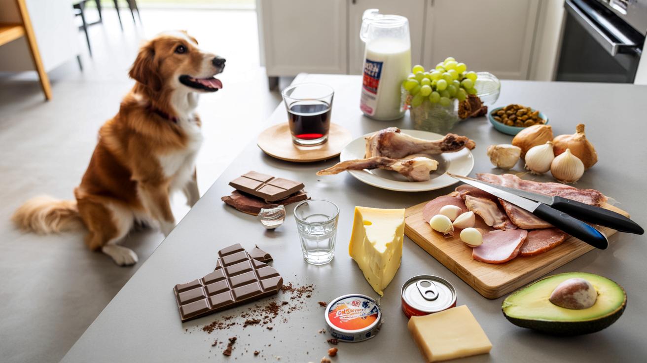 13 popularnych produktów z kuchni, które mogą poważnie zatruć psa