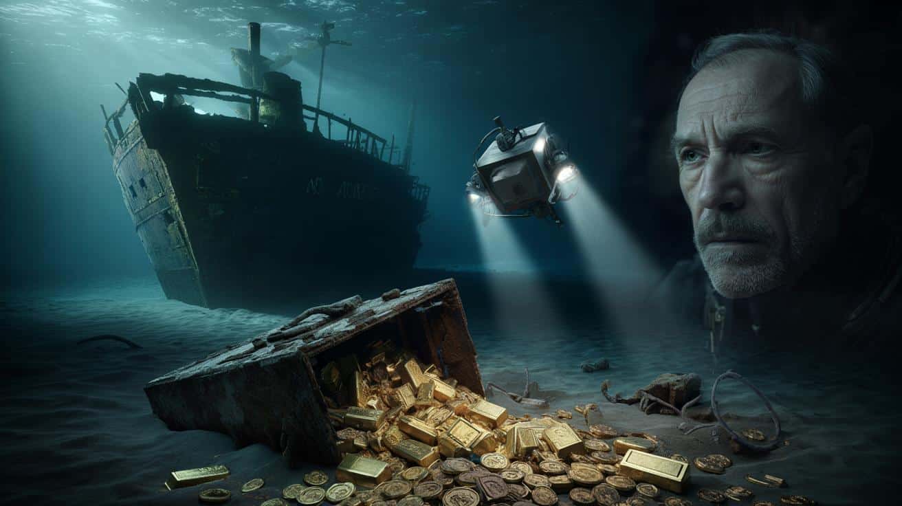 13 ton złota na dnie oceanu. On wybrał więzienie zamiast zdradzić tajemnicę