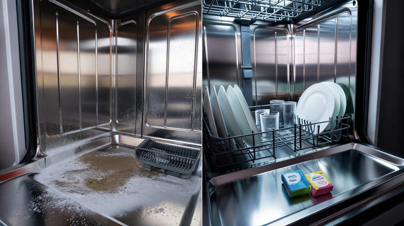 Włóż dwie tabletki do zmywarki zamiast jednej przez miesiąc i porównaj stan wnętrza maszyny przed i po bo wynik całkowicie zmienia sposób myślenia