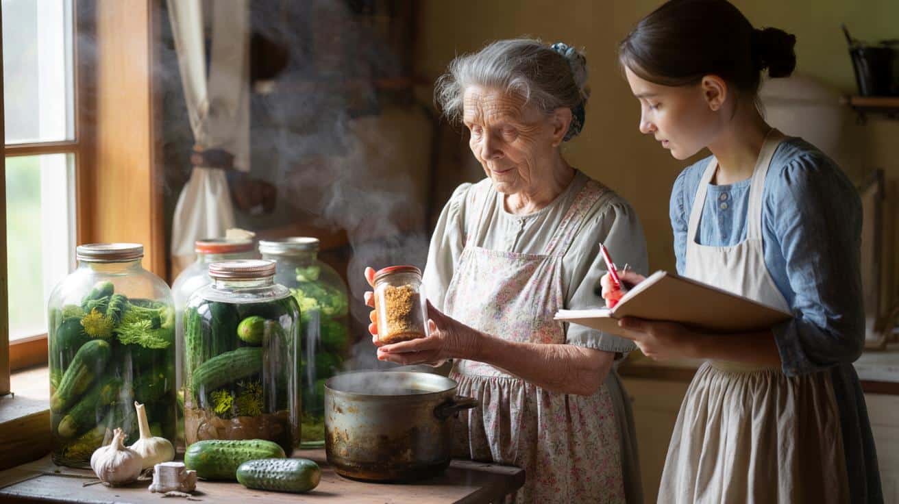 Babcia z Lubelszczyzny kisi ogórki od 60 lat i w końcu powiedziała córce jeden składnik który dodaje do zalewy a którego nie ma w żadnym przepisie internetowym