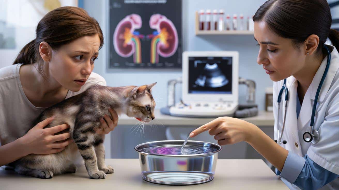 Weterynarz wyjaśnia dlaczego kot który dużo pije wody powinien natychmiast trafić do gabinetu i jakie objawy poprzedzają chorobę nerek u zwierząt domowych