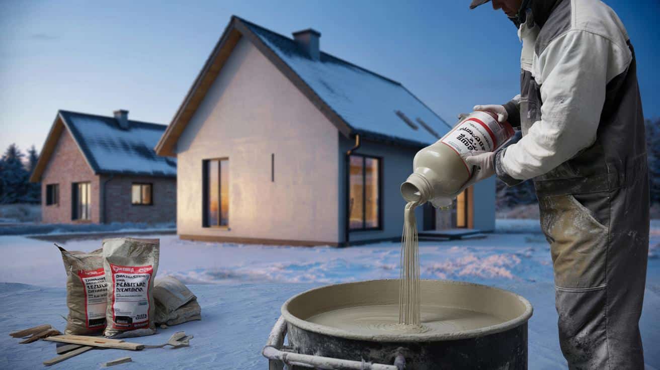 Sposób na to żeby tynk na elewacji domu nie pękał przez mrozy który stosują firmy budowlane przy domach energooszczędnych i który polega na jednym składniku dodawanym do mieszanki