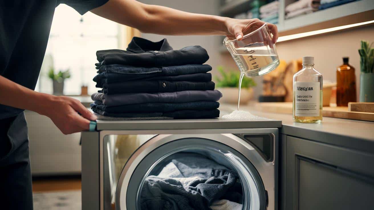 Sposób na to żeby czarna odzież nie szarzała po praniu który stosują profesjonalne pralnie i który wymaga jednego składnika dodawanego do ostatniego płukania a nie drogich płynów do czerni