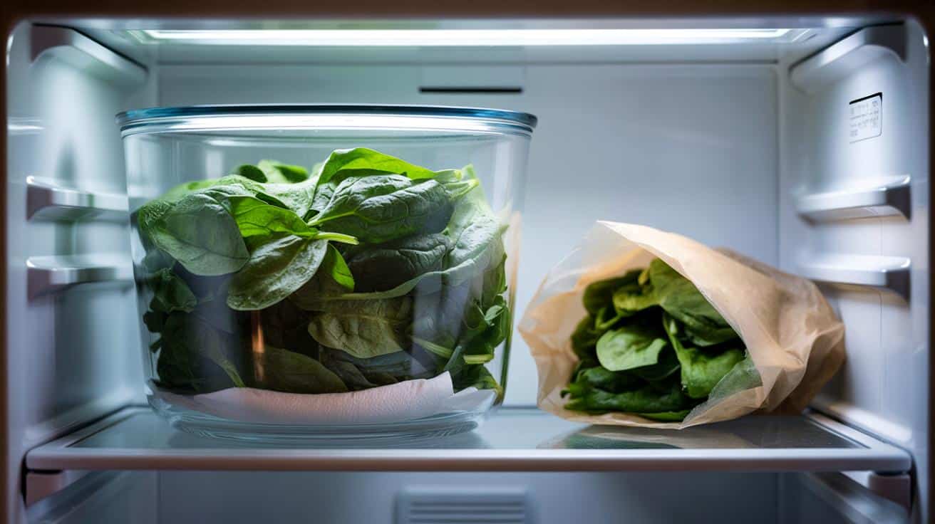 Sposób na to żeby liście szpinaku kupionego w torbie zachowały świeżość przez 8 dni zamiast 3 który stosują restauracje wegetariańskie i który wymaga jednej zmiany w sposobie przechowywania