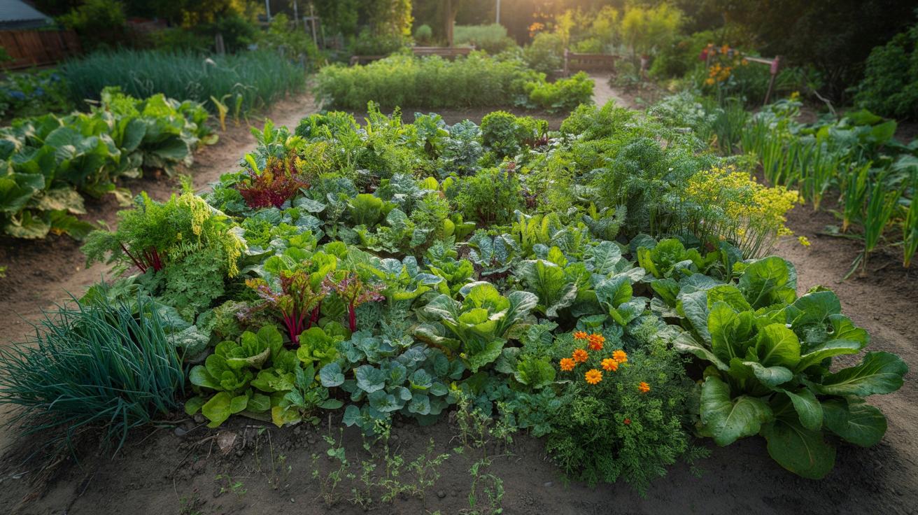 Sposób na to żeby grządki w ogrodzie nie zarastały chwastami przez cały sezon bez mulczowania i bez herbicydów który stosują ogrodnicy biodynamiczni i który polega na zagęszczeniu sadzenia roślin