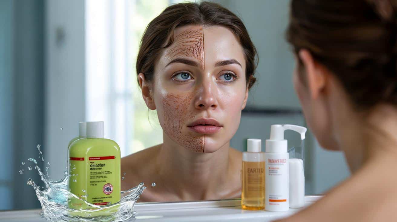 Dermatolog wyjaśnia dlaczego skóra tłusta jest przez lata mylnie traktowana antybakteyjnymi żelami i jak to przyspiesza starzenie się skóry bardziej niż brak kremów u osób po 35 roku życia