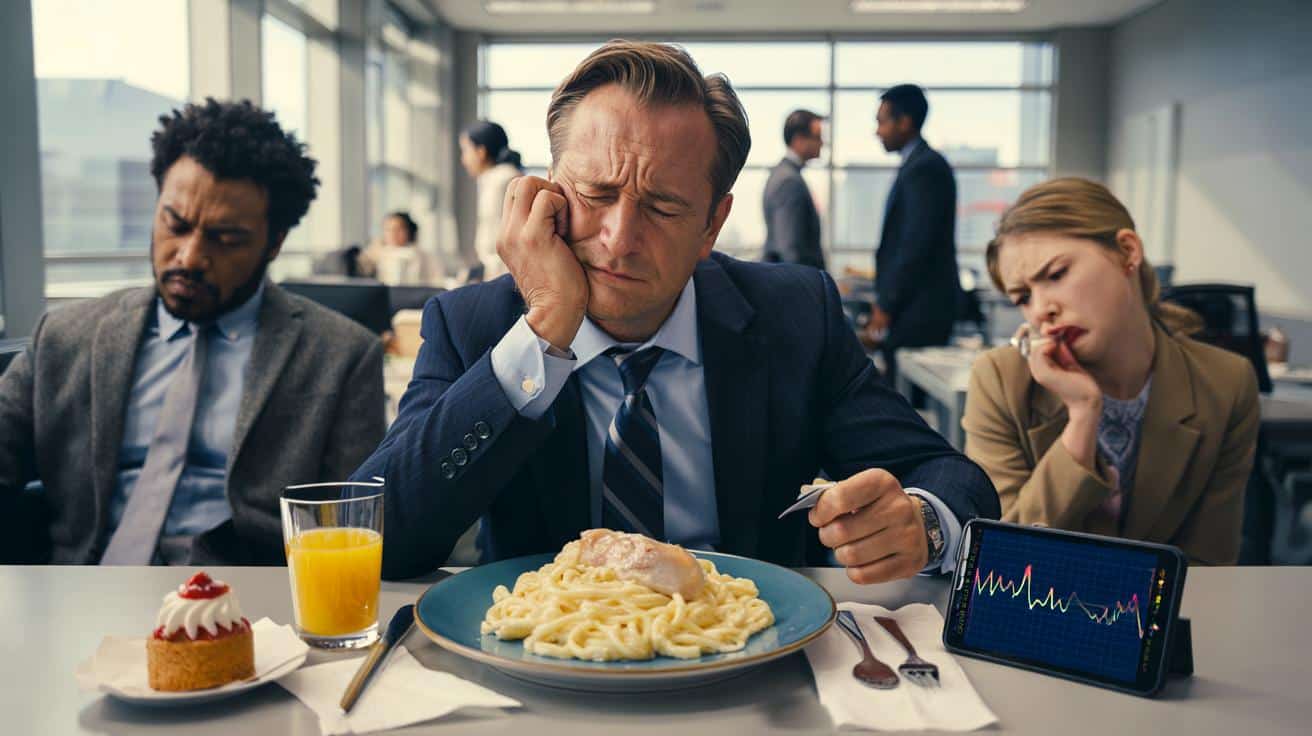 Lekarze ostrzegają: jeśli często czujesz to po obiedzie, twoje ciało może reagować na nadmiar cukru