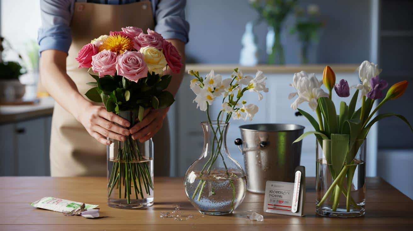 Kwiaciarnie stosują prosty trik z temperaturą wody, dzięki któremu cięte kwiaty kupione w piątek wytrzymują świeże aż do środy