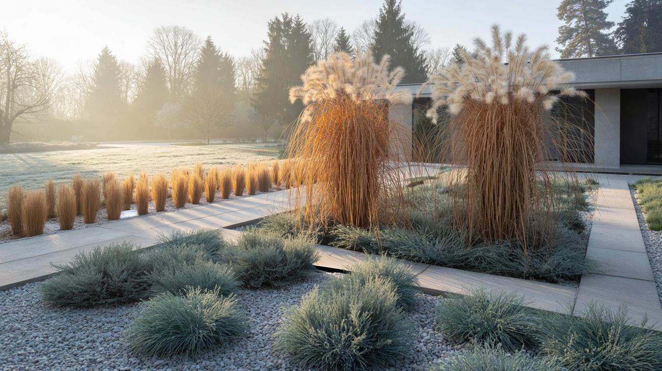 Trzy gatunki traw ozdobnych, które zapewniają elegancki wygląd ogrodu przez cały rok bez corocznego przycinania w polskim klimacie