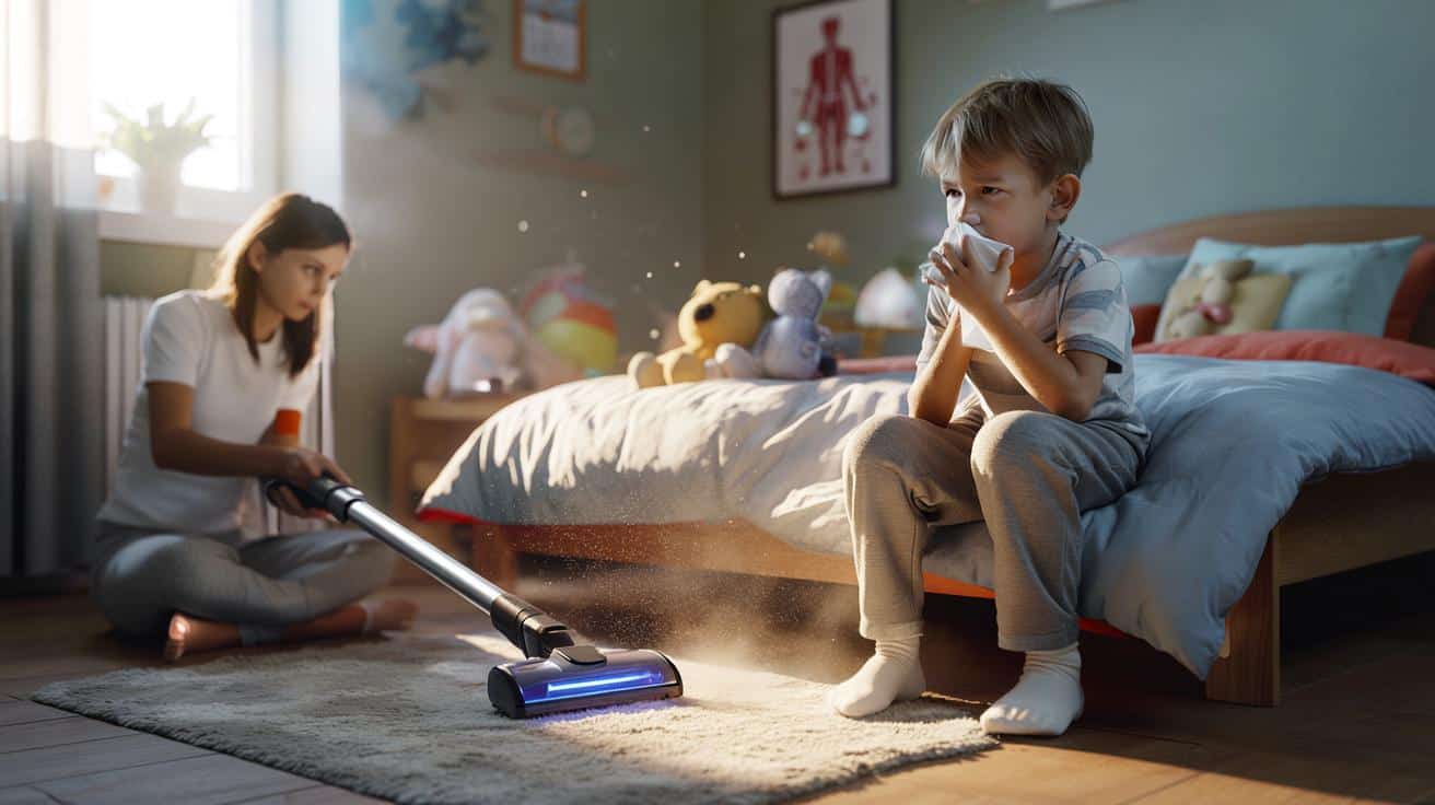 Alergolog wyjaśnia dlaczego uczulenie na roztocza kurzu jest najczęstszą przyczyną przewlekłego kataru u polskich dzieci i jak 15 minut raz w tygodniu może zmniejszyć stężenie alergenów w sypialni o 80 procent