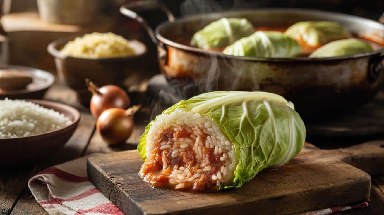 Restauracyjny sekret soczystego farszu do gołąbków tkwi w proporcji ryżu surowego do gotowanego dodawanego do mięsa