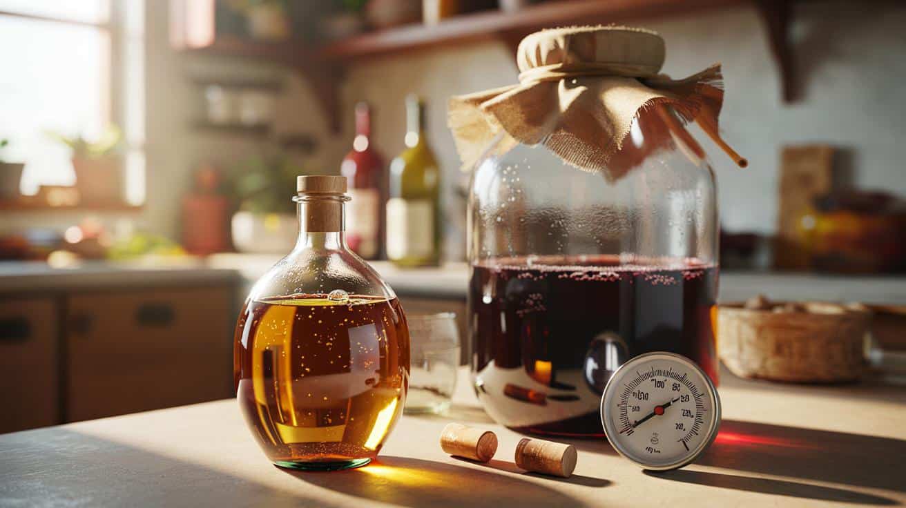 Sposób na to żeby domowy ocet winny z resztek wina był klarowny i aromatyczny który stosują producenci octu rzemieślniczego i który polega na temperaturze fermentacji a nie na rodzaju wina ani czasie octowania