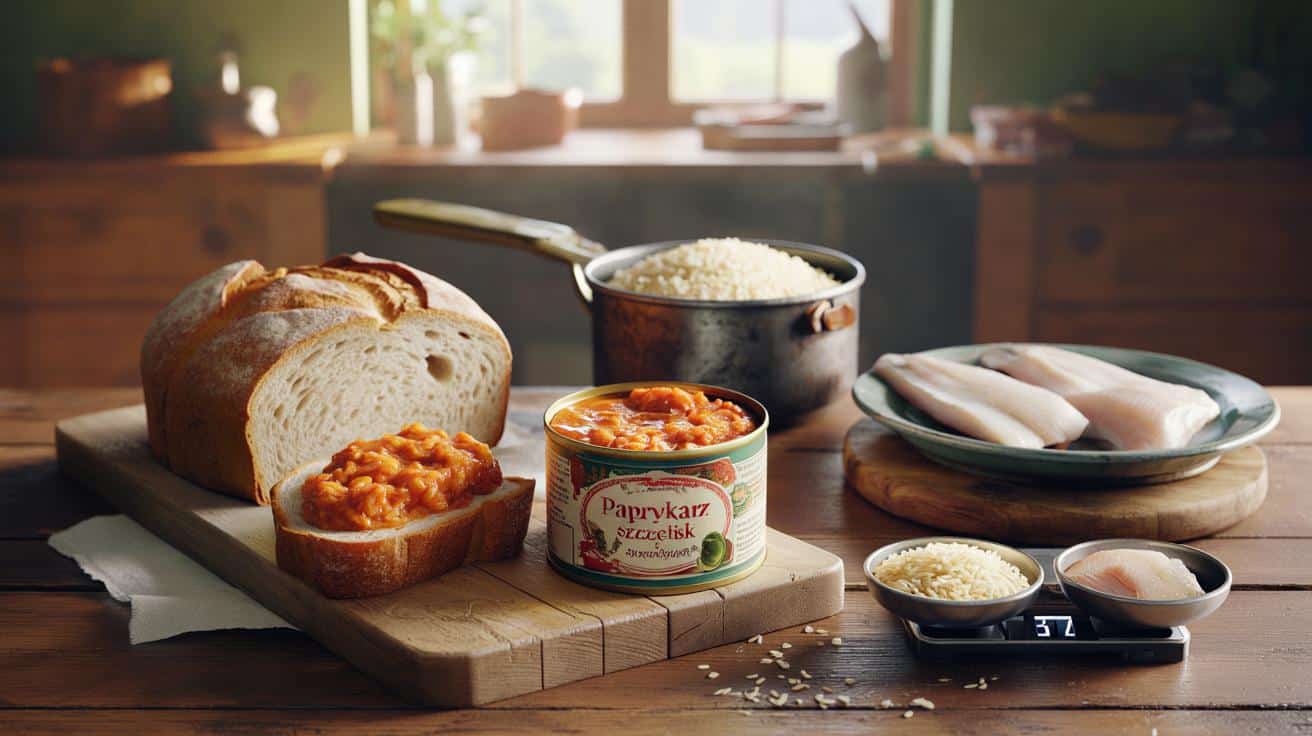 Sposób na to żeby paprykarz szczeciński zrobiony w domu miał smak jak z fabryki który stosują kucharze i który polega na konkretnej proporcji ryżu do ryby a nie na rodzaju papryki ani czasie gotowania