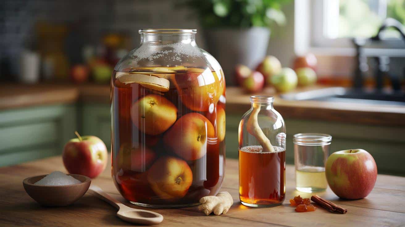 Sposób na to żeby domowy ocet jabłkowy miał właściwości probiotyczne o których piszą dietetycy a nie był tylko kwaśną wodą jak 90 procent przepisów dostępnych na polskich blogach kulinarnych