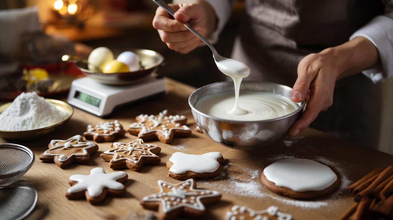 Sposób na to żeby lukier królewski na piernikach był biały i nie żółknął po tygodniu który stosują cukiernie i który polega na proporcji białka do cukru pudru a nie na dodawaniu soku z cytryny