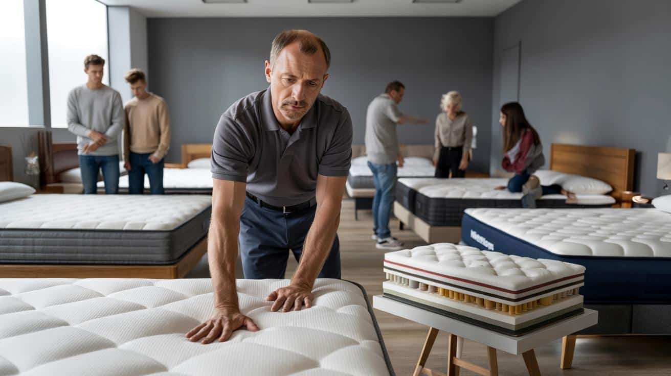 Były pracownik polskiej firmy produkującej materace wyjaśnia dlaczego twardość materaca opisywana jako H2 i H3 różni się między producentami i jak sprawdzić w sklepie czy materac jest odpowiedni bez leżenia na nim