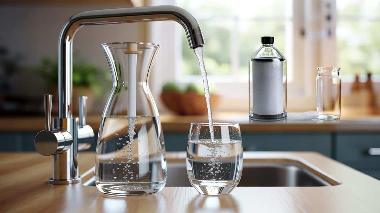 Sposób na to żeby woda kranowa miała smak wody mineralnej który stosują technolodzy wody i który polega na filtracji węglowej połączonej z napowietrzaniem w konkretnej kolejności a nie na filtrach osmotycznych