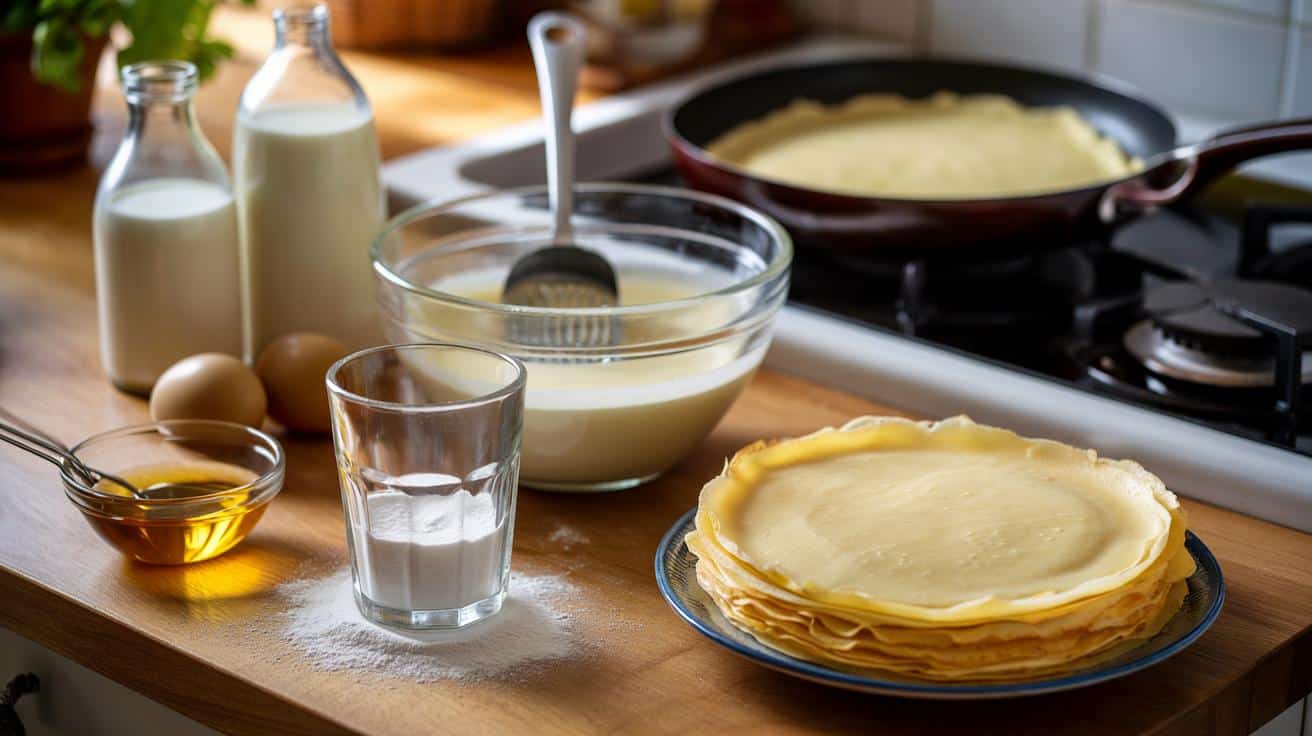 Naleśniki: sekret szklanki i zasada 1‑2‑2‑2 na idealne ciasto