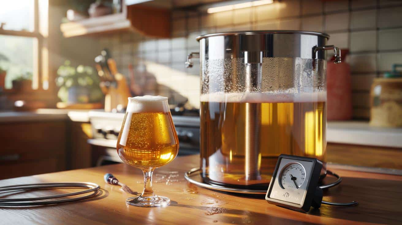 Sposób na to żeby domowe piwo warzone dla zabawy było klarowne jak kupne który stosują piwowarzy amatorzy i który polega na schładzaniu brzeczki do konkretnej temperatury przed zadaniem drożdży a nie na filtracji