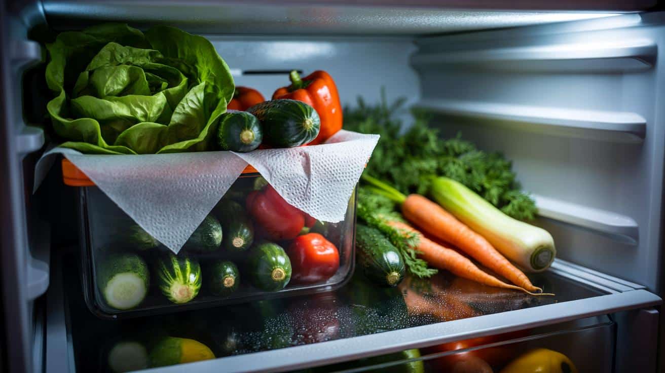 Ten prosty trik z papierem kuchennym przedłuża świeżość warzyw w lodówce
