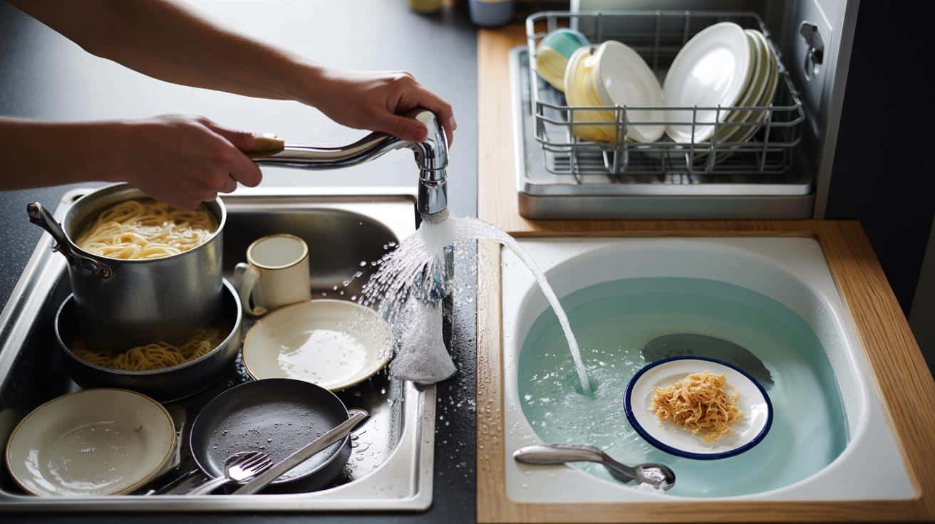 Ten popularny błąd przy myciu naczyń może zwiększać zużycie wody