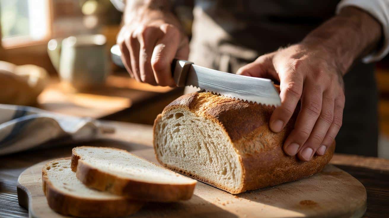 Ten drobny szczegół przy krojeniu chleba pomaga zachować jego strukturę