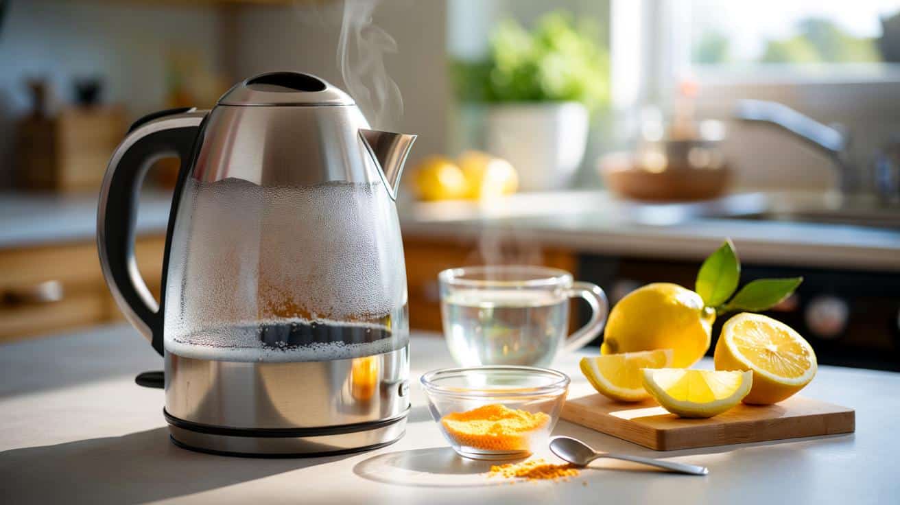 Ten prosty sposób pomaga usunąć kamień z czajnika bez zapachu octu