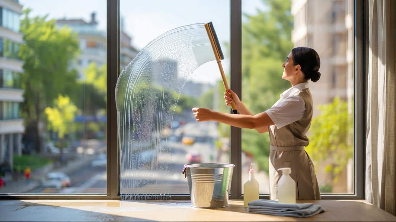 Jeśli twoje okna szybko się brudzą, spróbuj tej metody stosowanej przez sprzątaczy hoteli