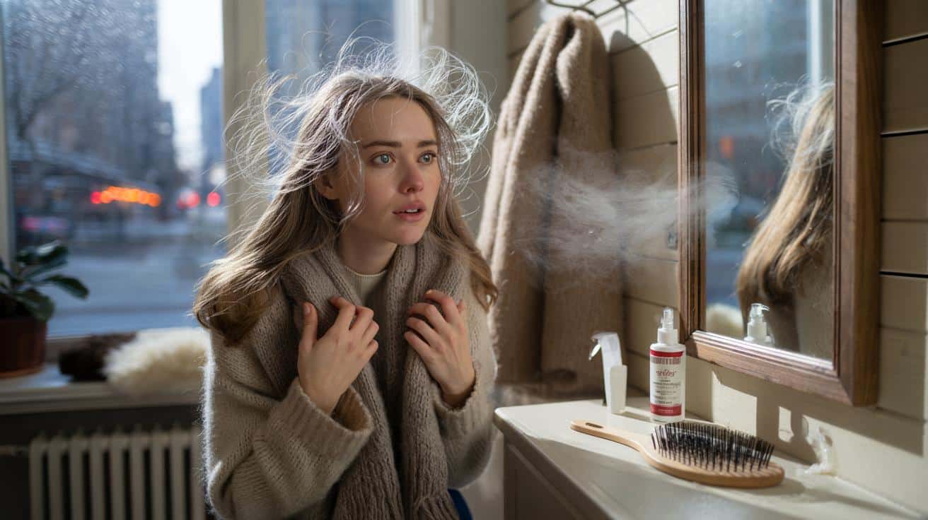 Dlaczego twoje włosy elektryzują się zimą i 5 domowych sposobów na natychmiastowy efekt