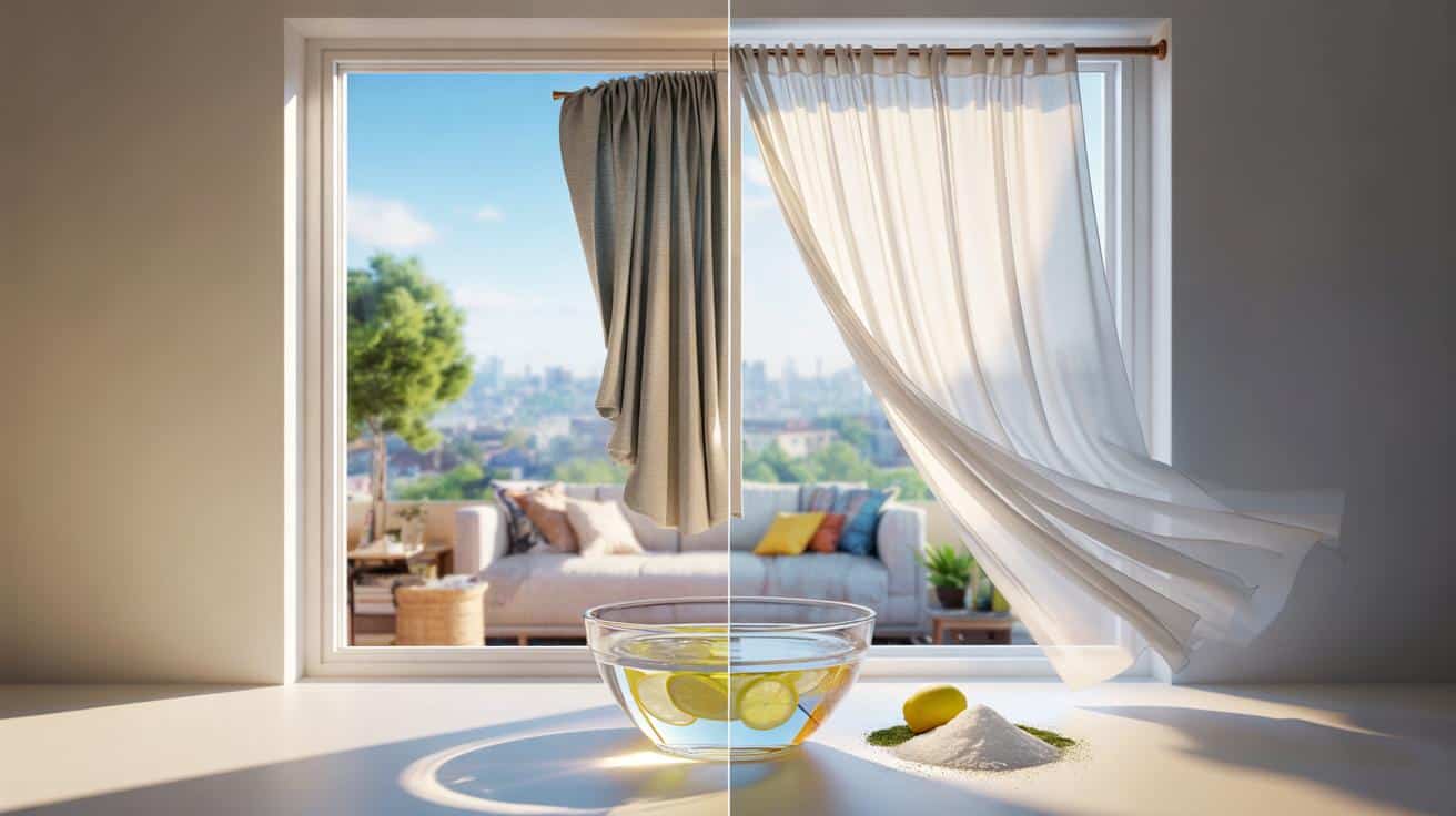 Jak sprawić, żeby białe zasłony znowu były śnieżnobiałe bez kupowania nowych