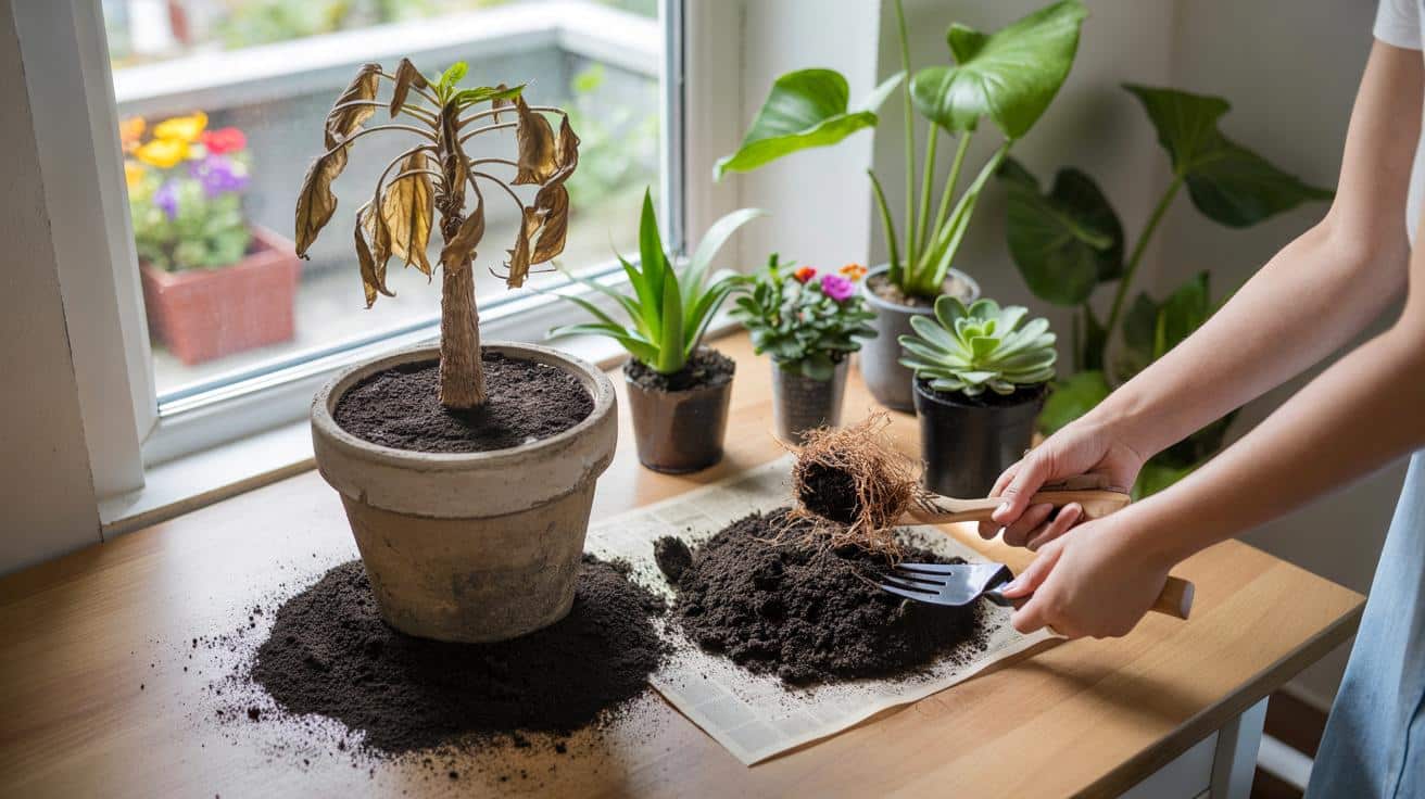 Co robić z ziemią po martwej roślinie — czy można jej użyć ponownie bez ryzyka