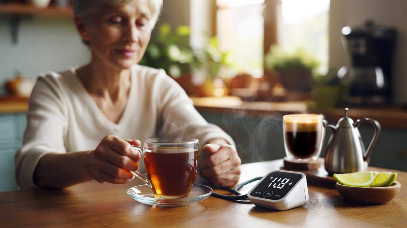 Dlaczego ludzie którzy piją herbatę zamiast kawy rano mają niższe ciśnienie krwi według 15-letnich badań naukowych