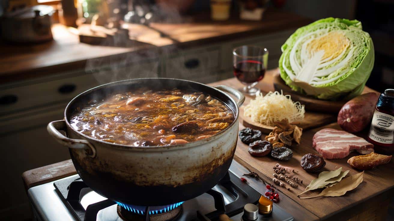 Ta zapomniana technika gotowania bigosu przez trzy dni na małym ogniu zmienia ten przepis nie do poznania smakowo