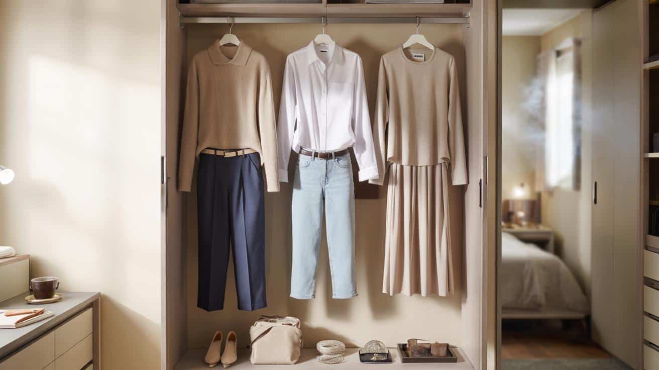 Ta technika organizacji szafy stosowana przez stylistów pozwala ubrać się w 3 minuty i zawsze wyglądać dobrze